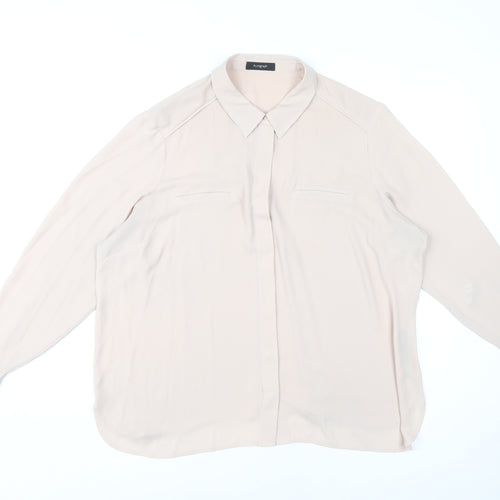 Marks and Spencer Women's Beige Blouse UK 20