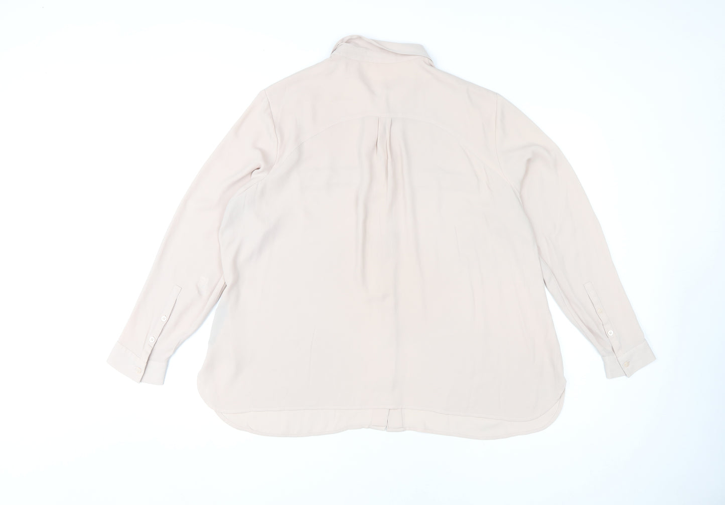 Marks and Spencer Women's Beige Blouse UK 20