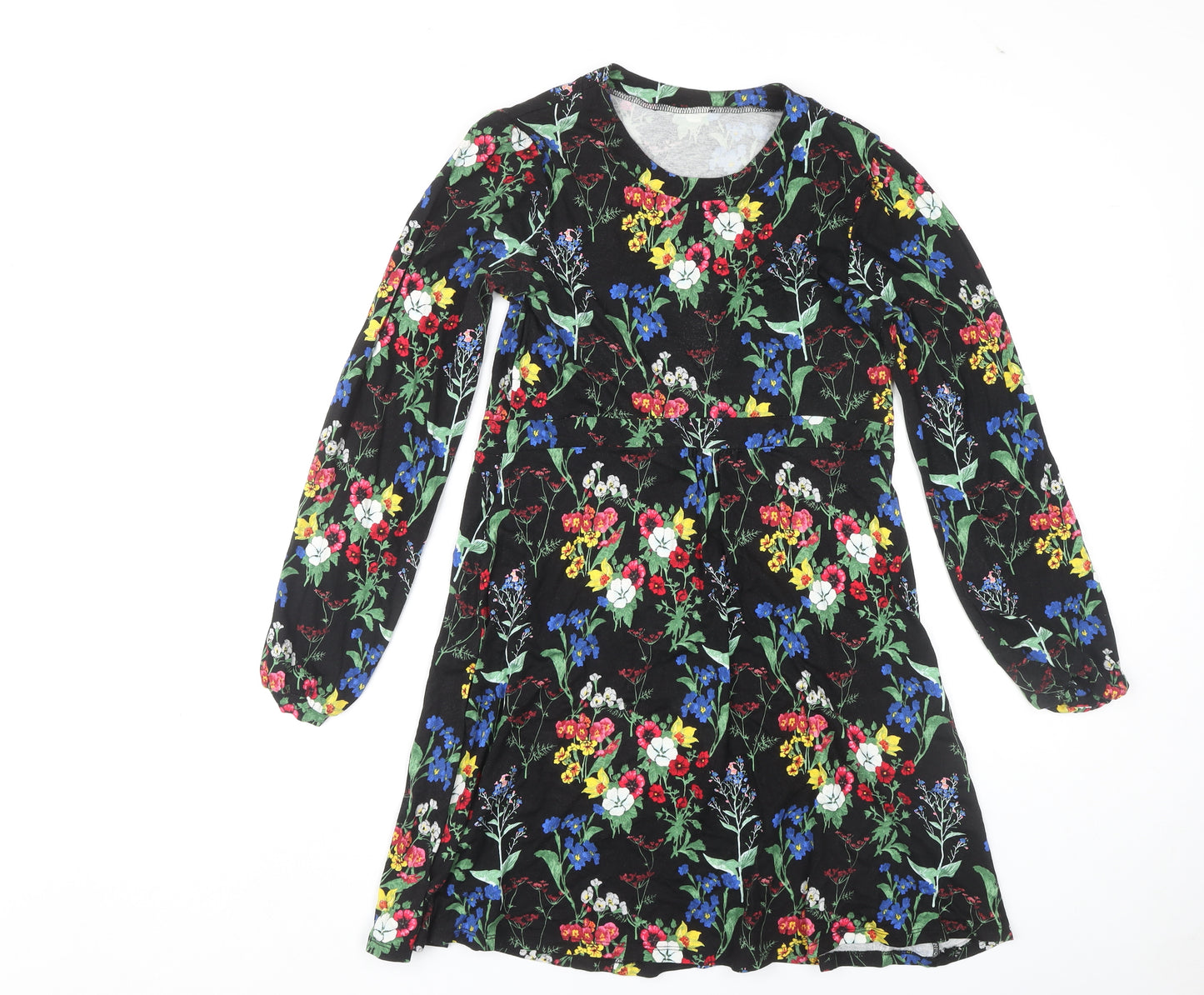 South Women's Floral A-Line Dress, Size 12, Multicoloured