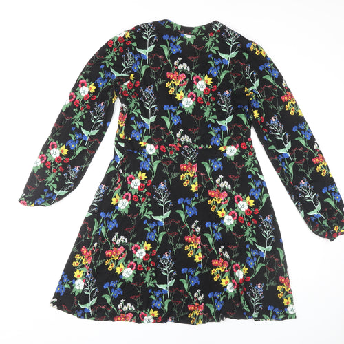South Women's Floral A-Line Dress, Size 12, Multicoloured