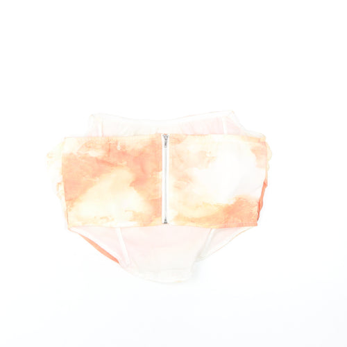 PrettyLittleThing Women's Cropped Top in Multicoloured Size 10