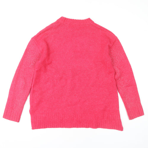 Marks and Spencer Women’s Pink Pullover Jumper, Size S