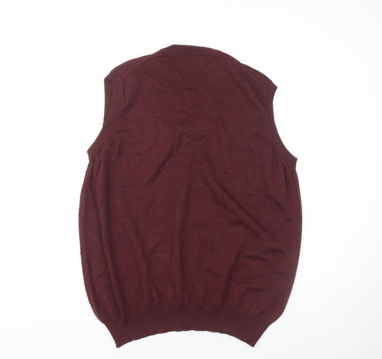 Marks and Spencer Men's XL Red Vest with V-Neck