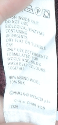 Marks and Spencer Men's XL Red Vest with V-Neck