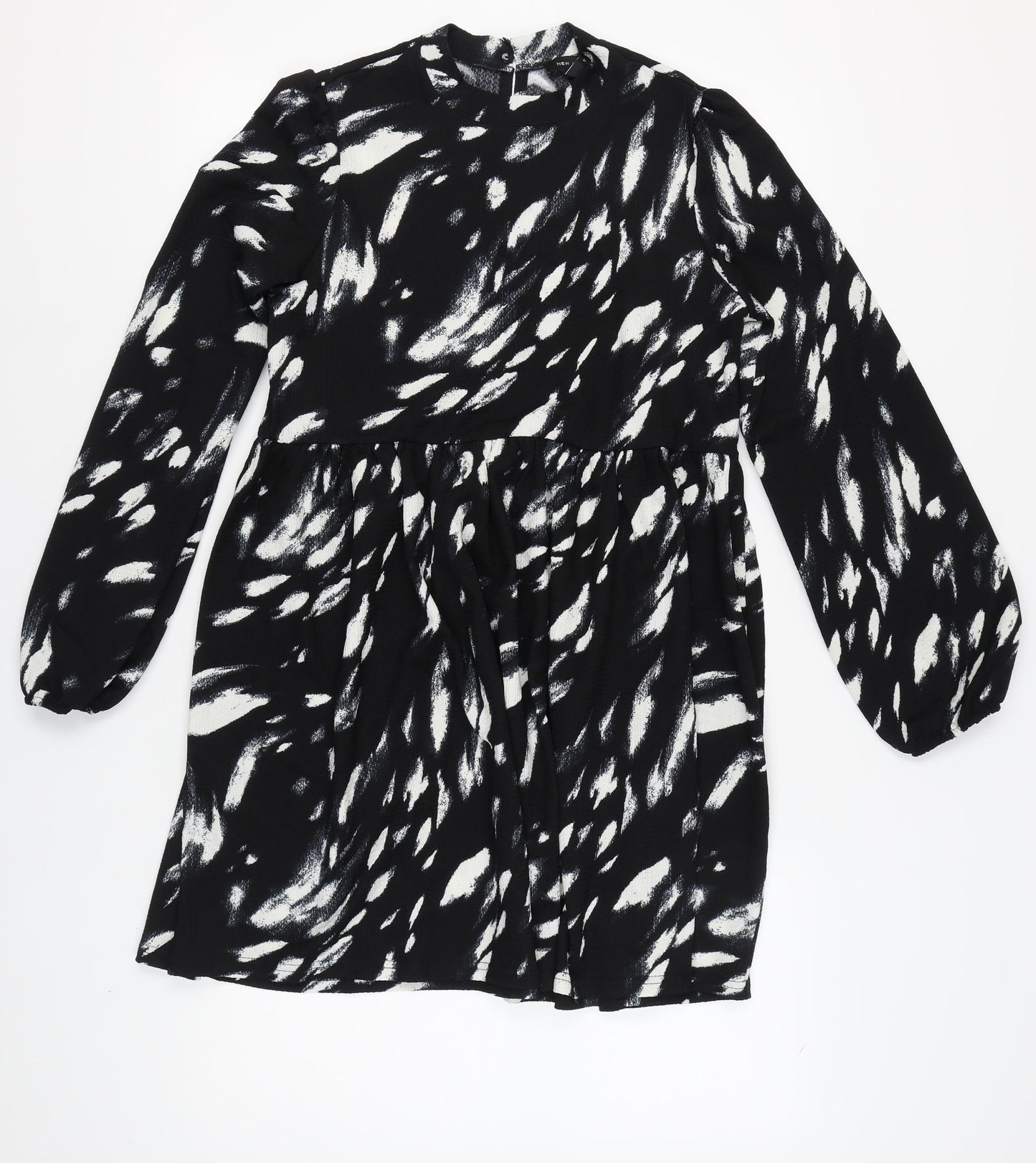 New Look Women's Black A-Line Dress Size 12