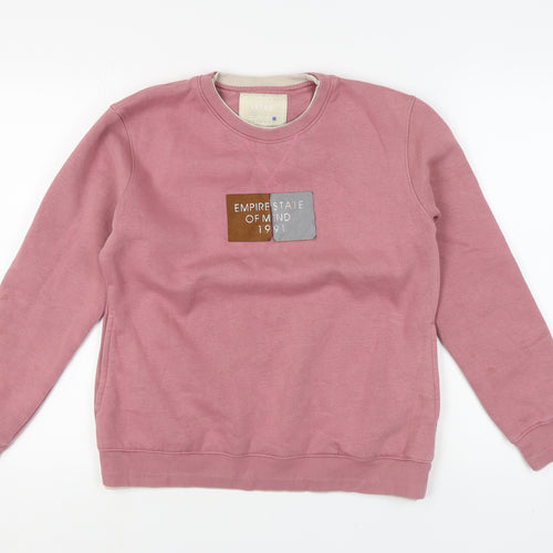 Octave Women's Pink Pullover Sweatshirt, L, Cozy & Casual