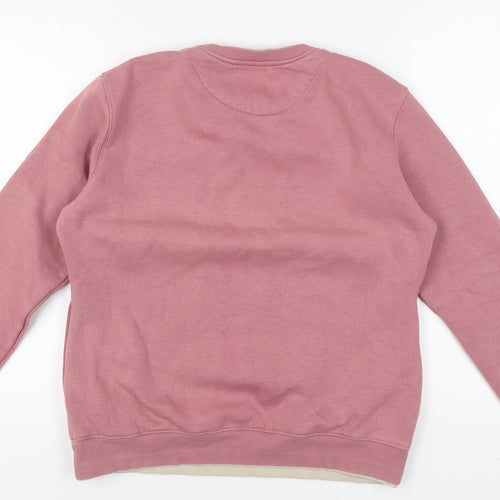 Octave Women's Pink Pullover Sweatshirt, L, Cozy & Casual