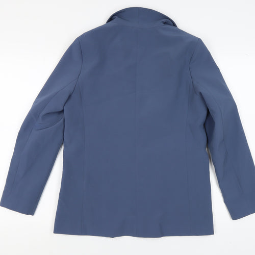 ASOS Women's Blue Blazer, Size 12, Shawl Lapel