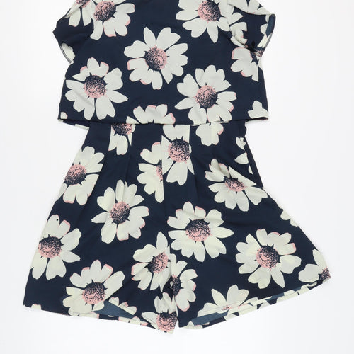 Rochelle Humes Women's Floral Playsuit, Size 10, Multicoloured