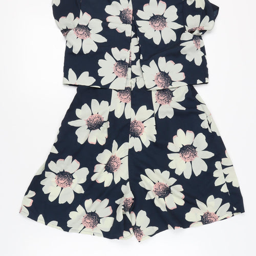 Rochelle Humes Women's Floral Playsuit, Size 10, Multicoloured