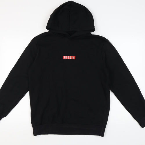 Noggin Sport Men's Black Medium Hoodie with Logo