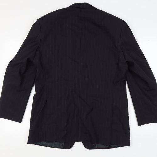 Marks and Spencer Men's Navy Blazer, Size 42R Wool