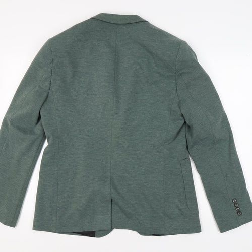 ASOS Men's Green Slim Fit Blazer Jacket, Size 42
