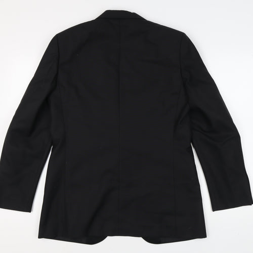 St Michael Men's Black Tuxedo Jacket - 40R, Formal, Vintage
