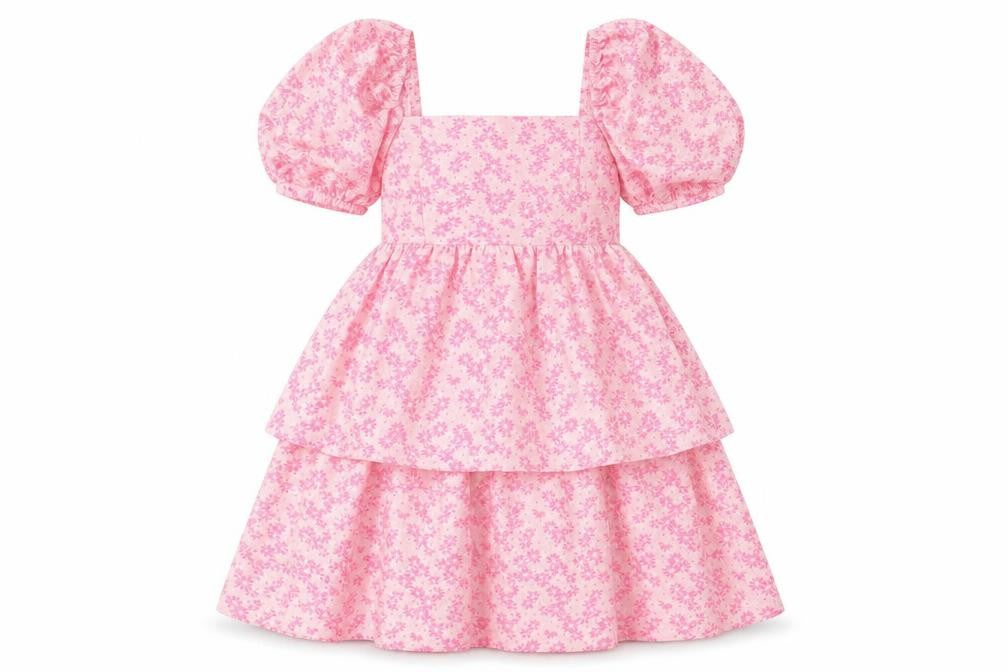 Collective the Label Pink Floral A-Line Dress Size 10