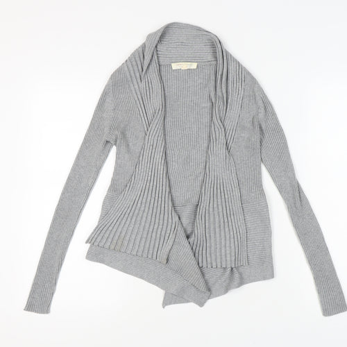 Esprit Women's Grey Open Front Cardigan - Size M - Casual Knit