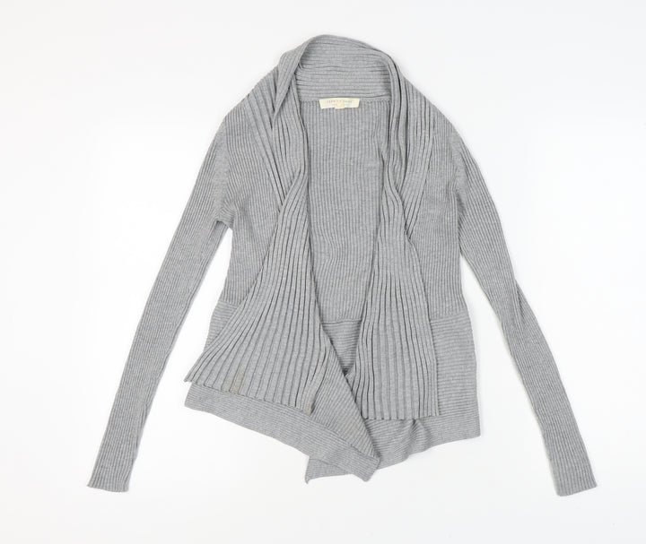 Esprit Women's Grey Open Front Cardigan - Size M - Casual Knit