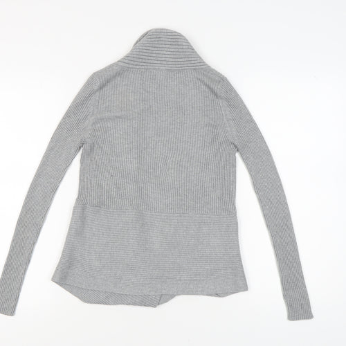 Esprit Women's Grey Open Front Cardigan - Size M - Casual Knit