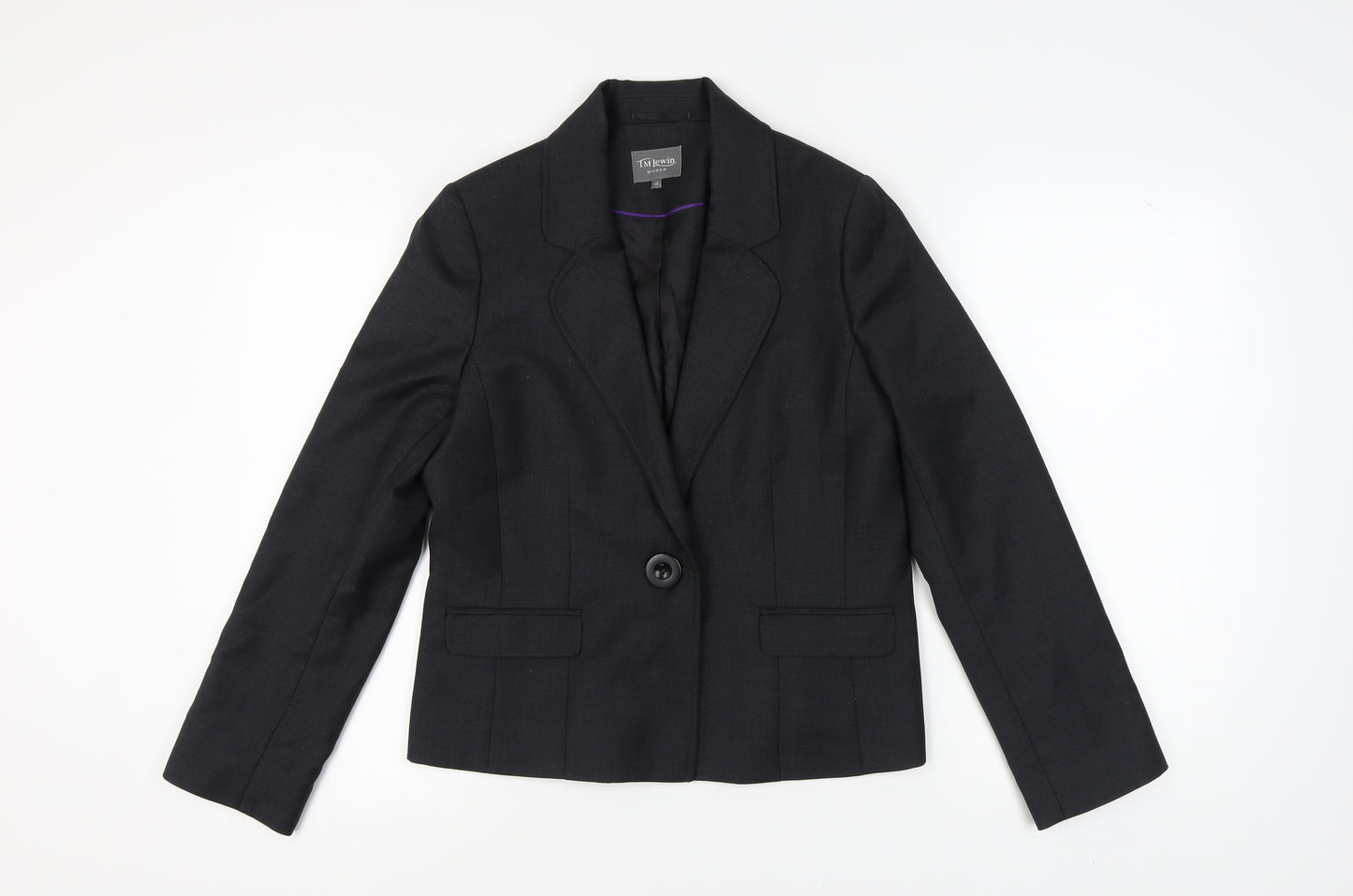 TM Lewin Women's Black Suit Jacket Size 12