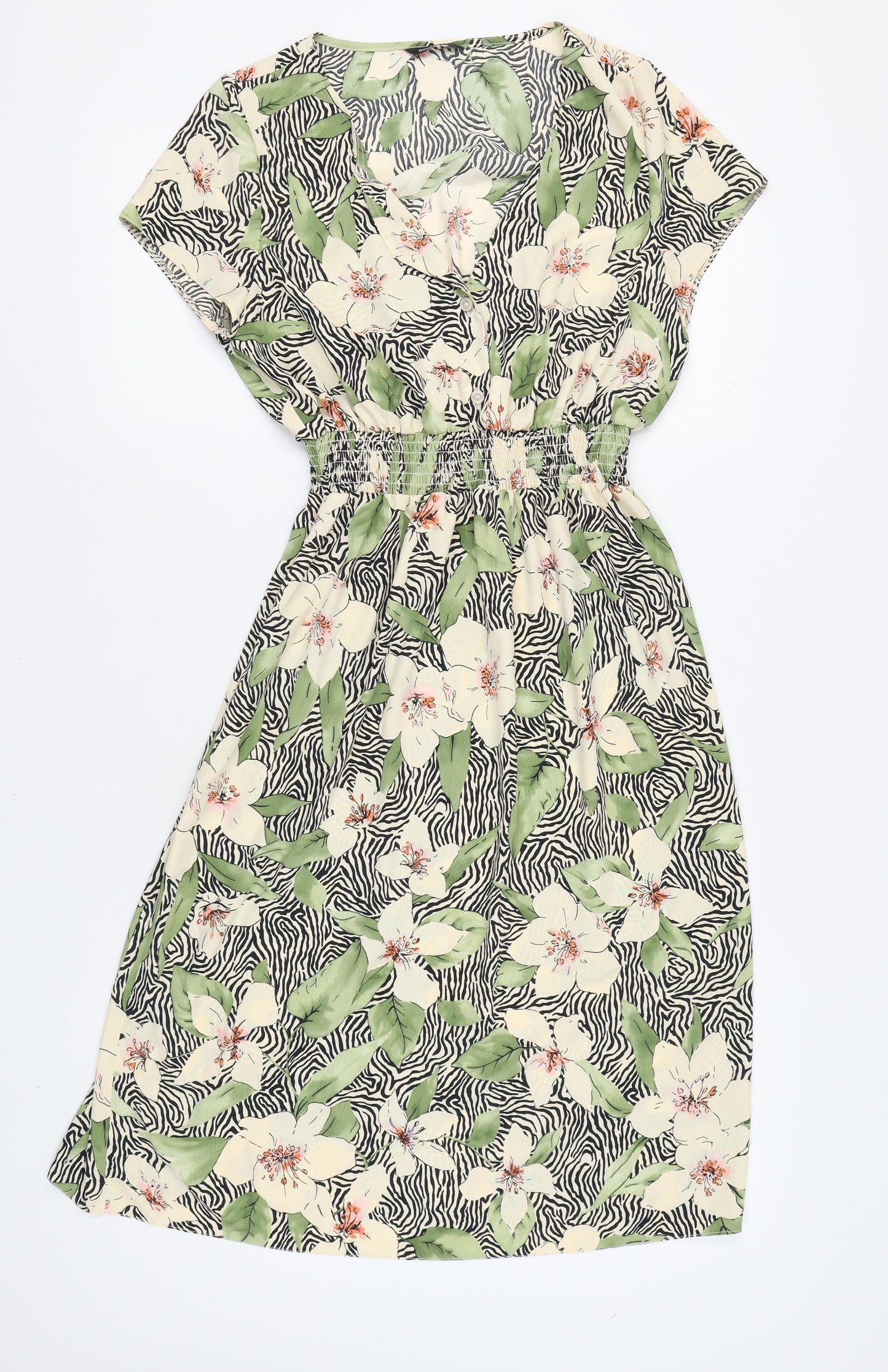 Roman Women's Multicoloured Floral Dress, Size 10