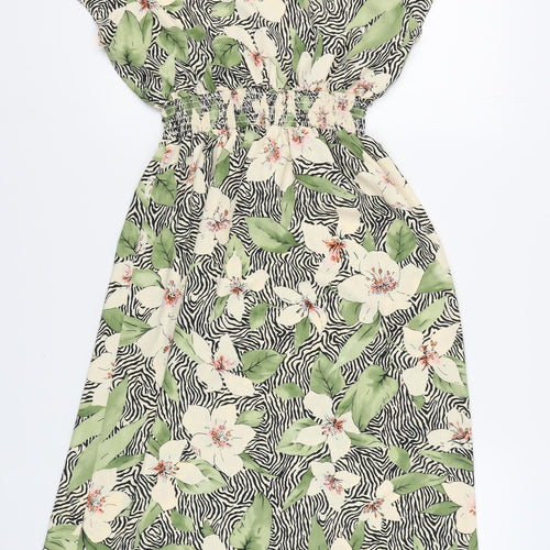 Roman Women's Multicoloured Floral Dress, Size 10