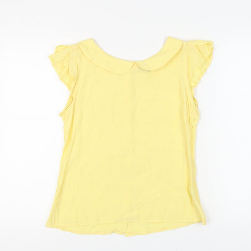 Therapy Women's Yellow Blouse, Size 12, Sleeveless, Casual