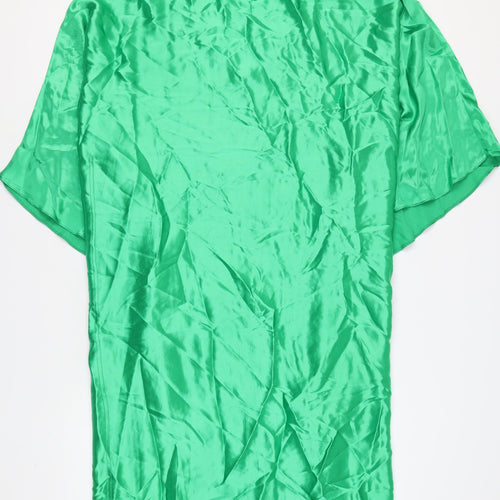 River Island Women's Green Short Sleeve Dress S