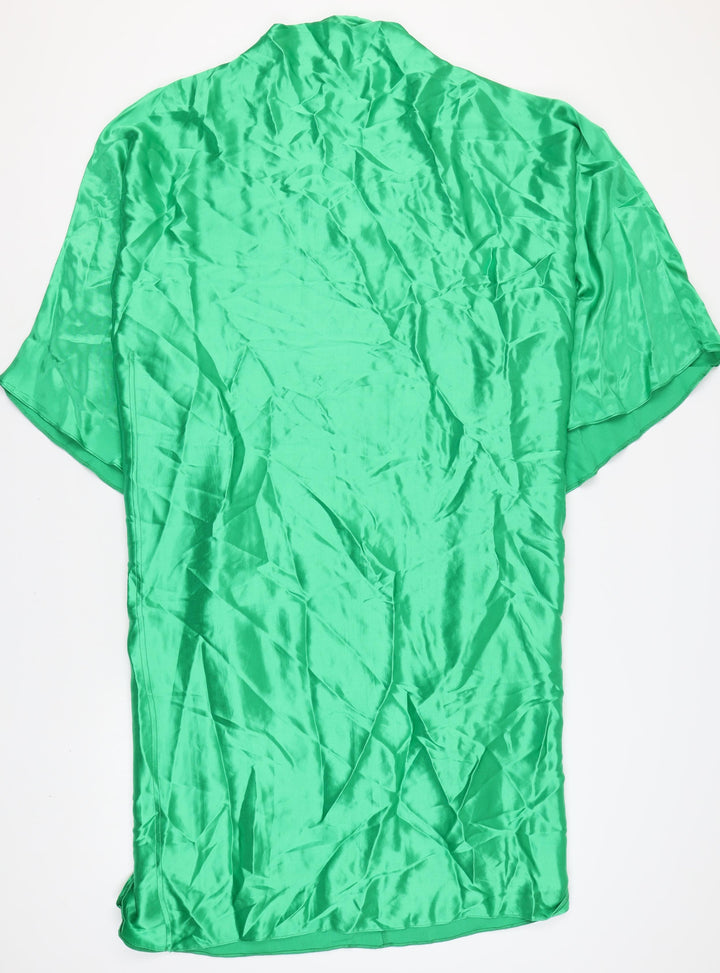 River Island Women's Green Short Sleeve Dress S