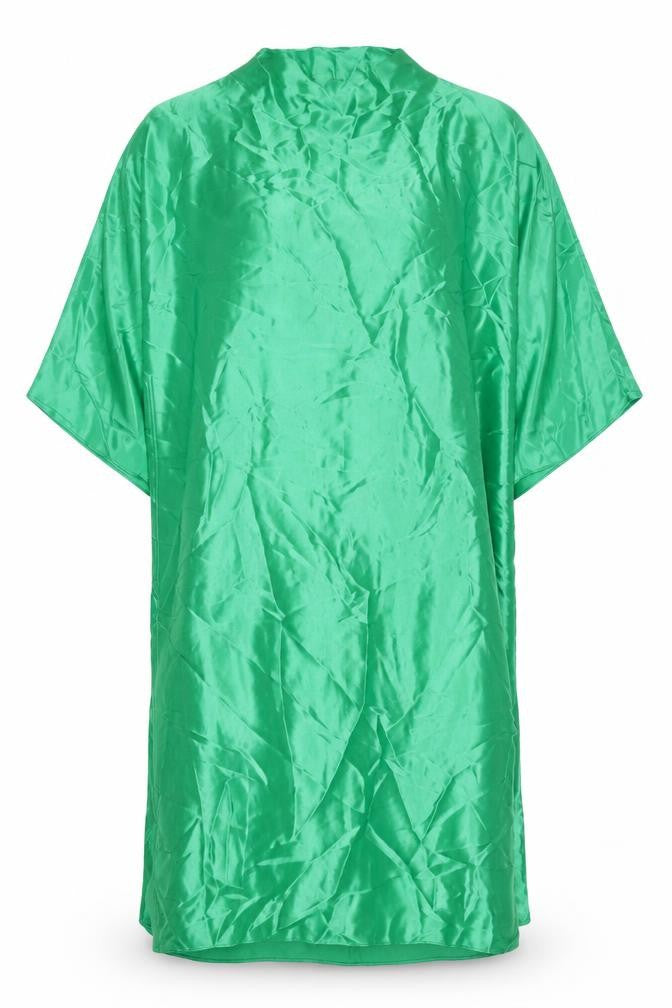 Front view of River Island Women's Green Short Sleeve Dress S
