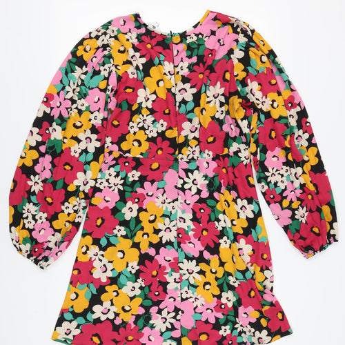Be You Women's Multicoloured A-Line Floral Dress Size 14