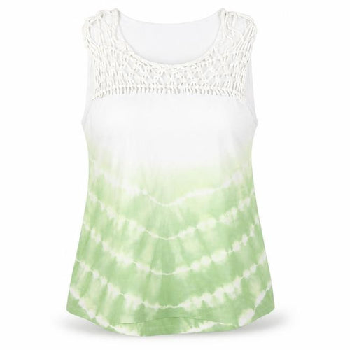 Yest Women's Green Sleeveless Tank Top UK 12