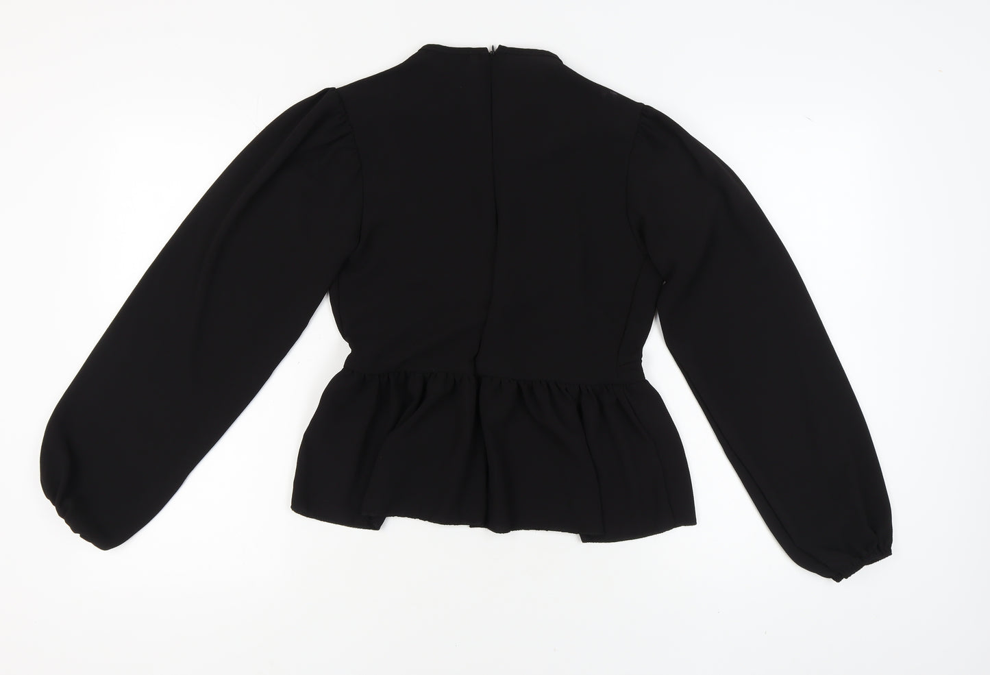 PrettyLittleThing Women's Black Blouse Size 10