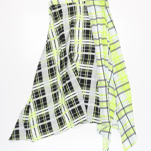 Topshop Women's Multicoloured Plaid Skirt Size 8