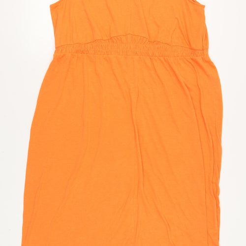 Marks and Spencer Women’s Orange Sleeveless Dress