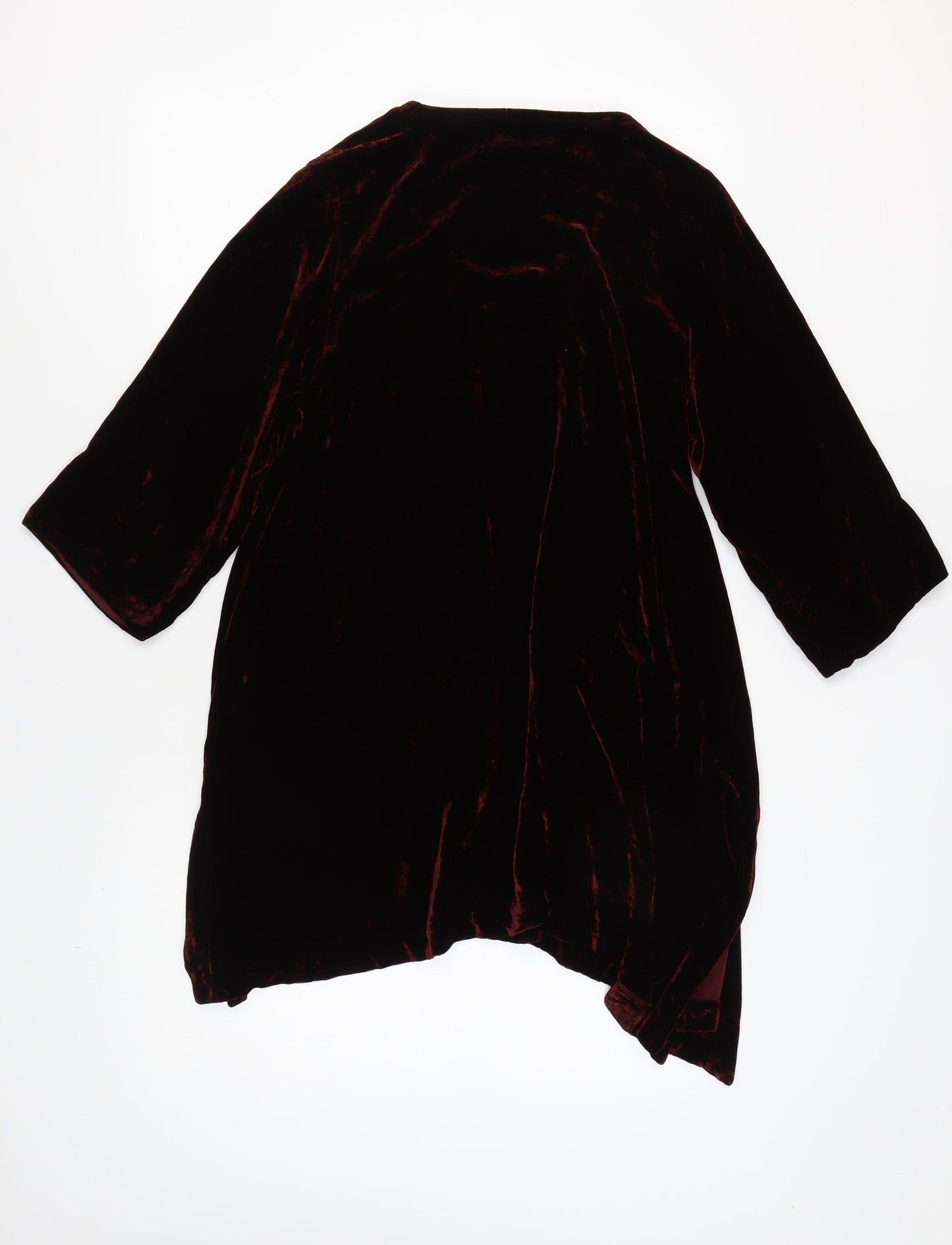 Grizas Women's Brown Velvet Trapeze Dress Size S