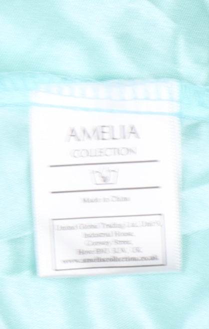 AMELIA COLLECTION Women's Green Fit & Flare Dress Size 22