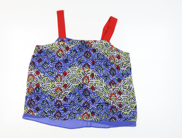 Next Women's Multicoloured Geometric Tank Top