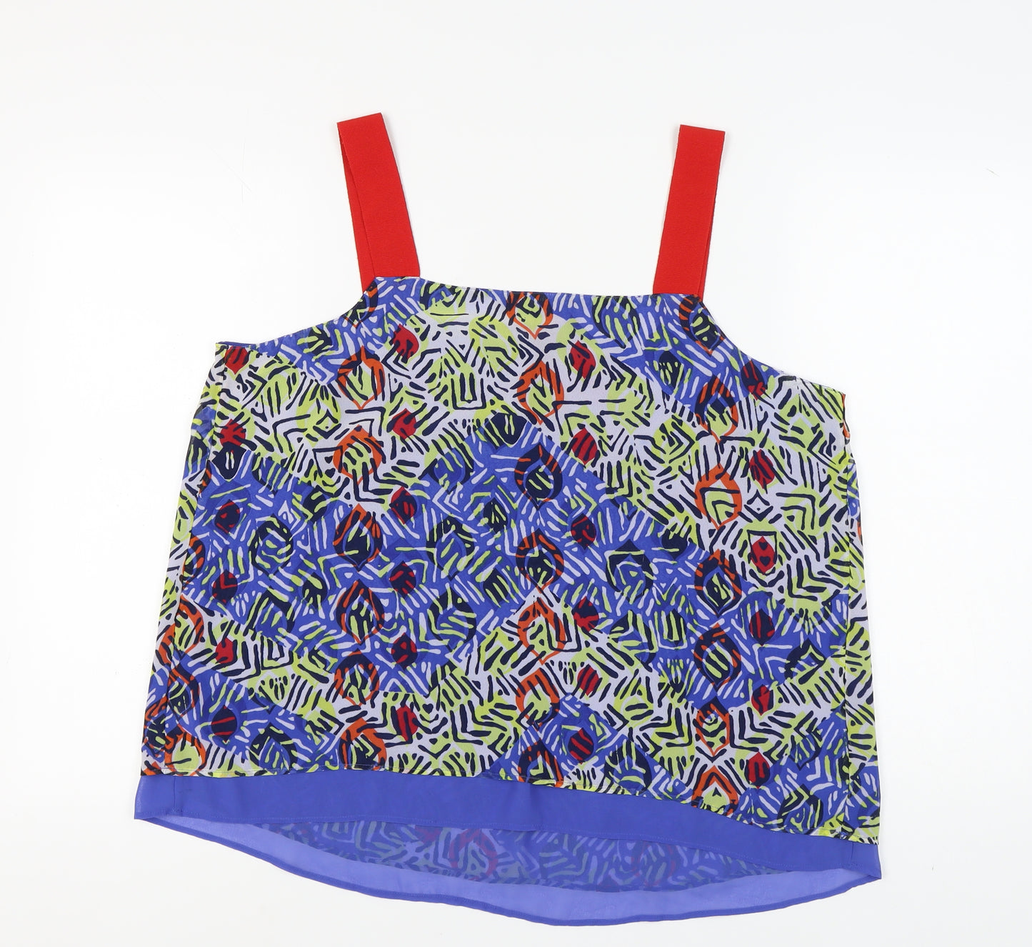 Next Women's Multicoloured Geometric Tank Top