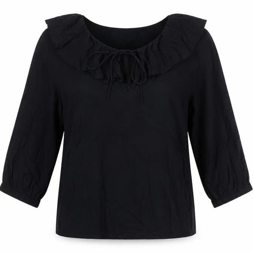 JW Anderson Uniqlo Black 3/4 Sleeve Tunic Blouse S