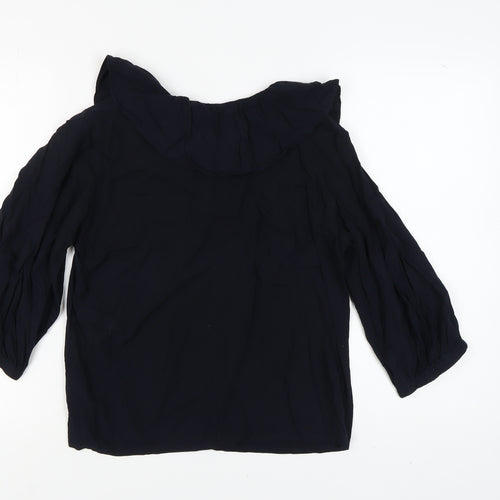 JW Anderson Uniqlo Black 3/4 Sleeve Tunic Blouse S