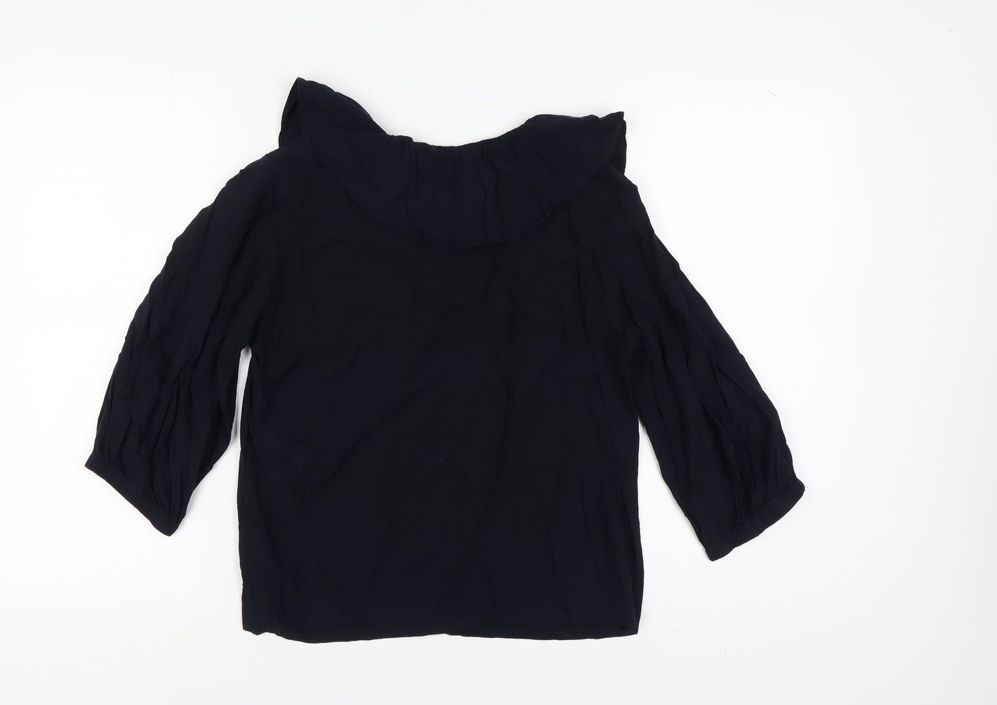 JW Anderson Uniqlo Black 3/4 Sleeve Tunic Blouse S