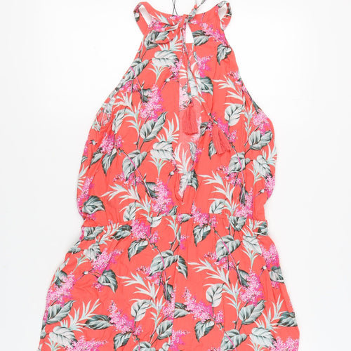 Oasis Women's Red Floral Jumpsuit, Medium - Summer Essential