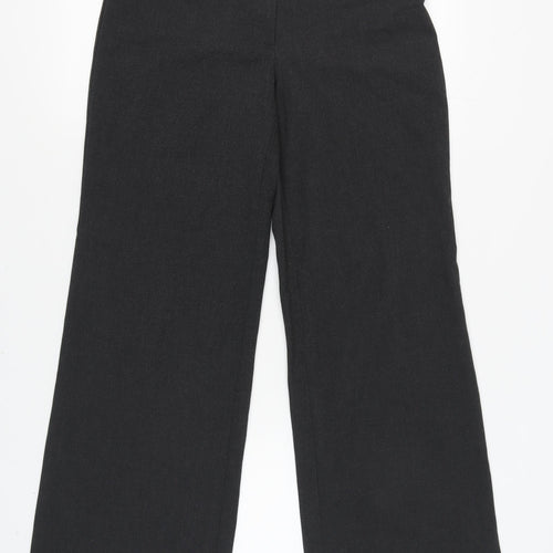 H&M Women's Black Wide-Leg Trousers Size 10