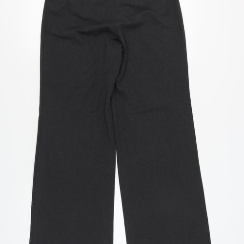 H&M Women's Black Wide-Leg Trousers Size 10