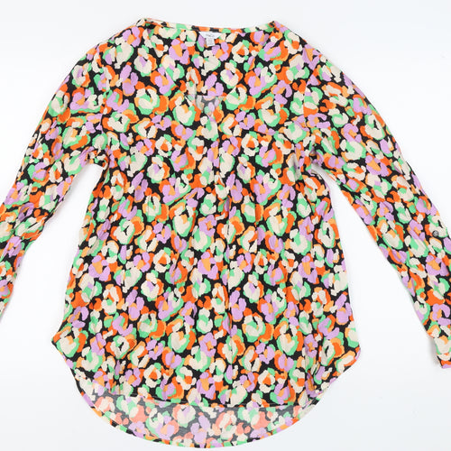 M&Co Women's Multicoloured Long Sleeve Top Size 12