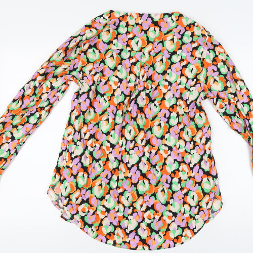 M&Co Women's Multicoloured Long Sleeve Top Size 12