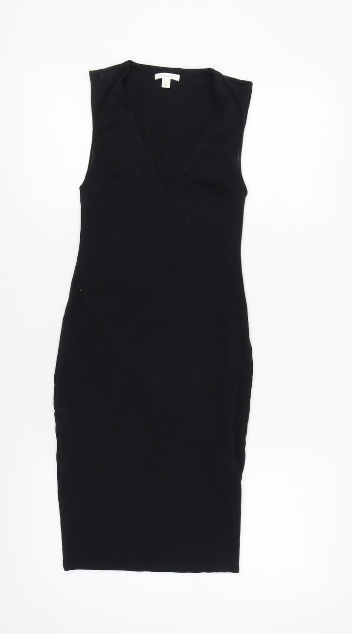 Kookai Women's Black Bodycon Dress Size 8