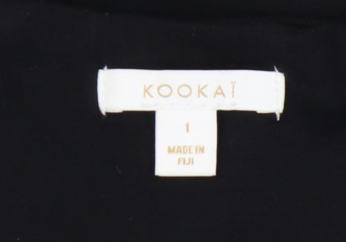 Kookai Women's Black Bodycon Dress Size 8