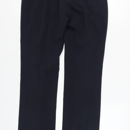 Marks and Spencer Women's Black Straight Trousers, Size 10