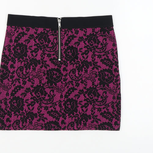 H&M Women's Pencil Skirt, Pink/Black, Size 10